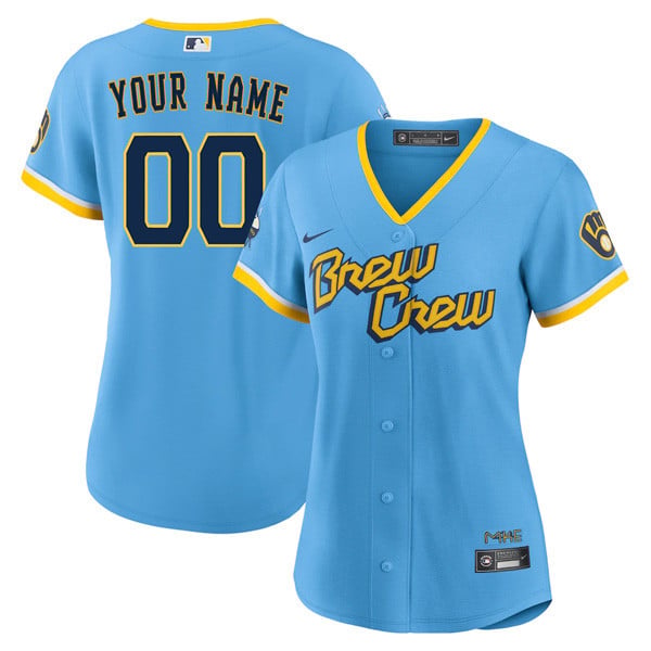 Milwaukee Brewers Custom City Connect Jersey – All Stitched