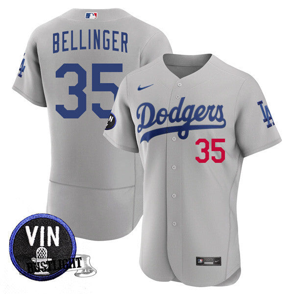 Men’s Los Angeles Dodgers Vin Scully Tribute Flex Base Jersey – All Stitched