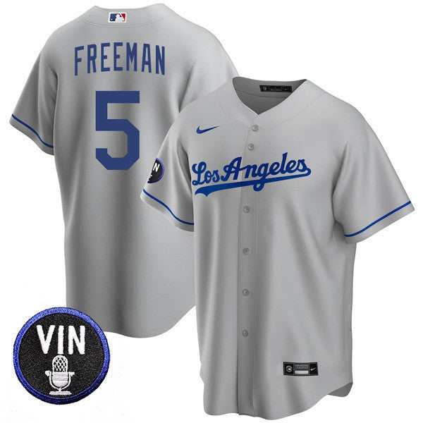 Men’s Los Angeles Dodgers Vin Scully Tribute Cool Base Jersey – All Stitched