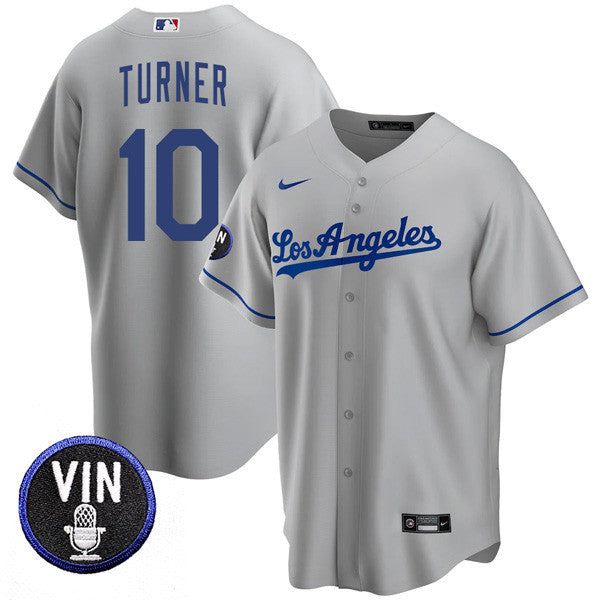 Men’s Los Angeles Dodgers Vin Scully Tribute Cool Base Jersey – All Stitched