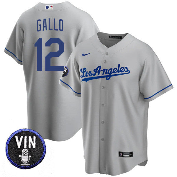 Men’s Los Angeles Dodgers Vin Scully Tribute Cool Base Jersey – All Stitched