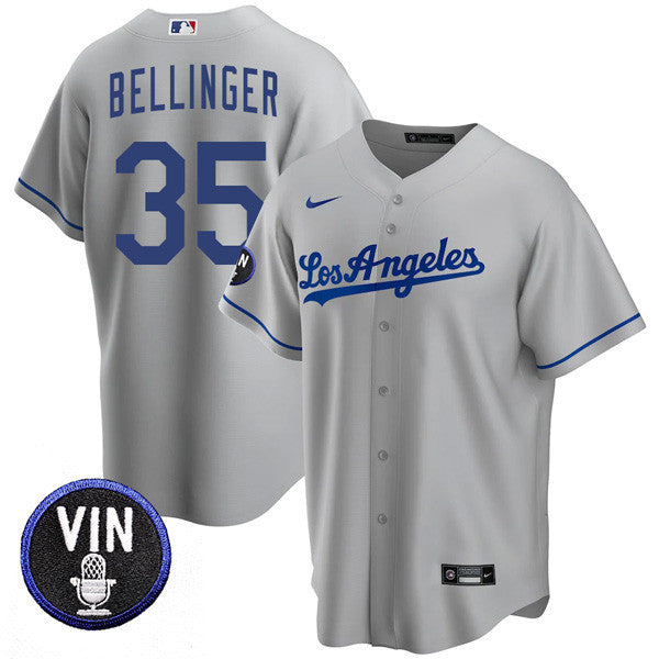 Men’s Los Angeles Dodgers Vin Scully Tribute Cool Base Jersey – All Stitched