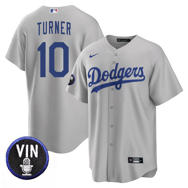 Men’s Los Angeles Dodgers Vin Scully Tribute Cool Base Jersey – All Stitched