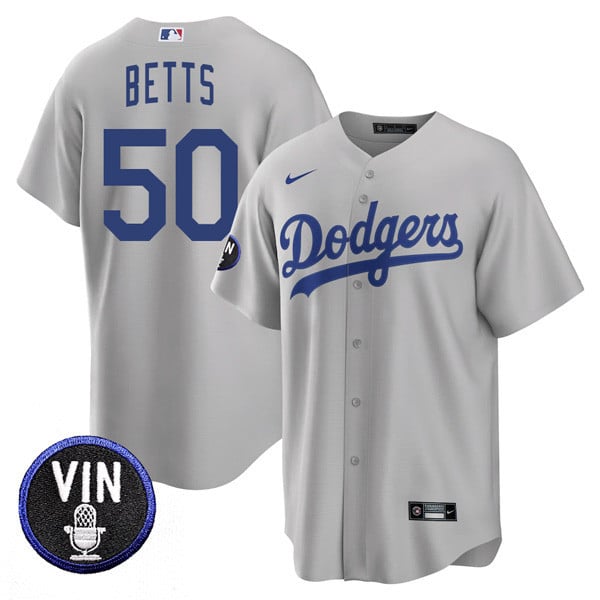 Men’s Los Angeles Dodgers Vin Scully Tribute Cool Base Jersey – All Stitched