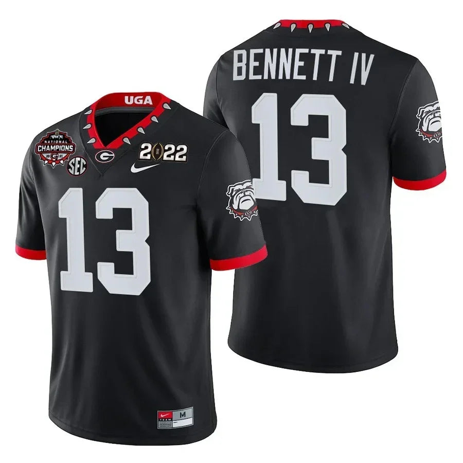 Youth's Georgia Bulldogs CFP National Champions Jersey - All Stitched