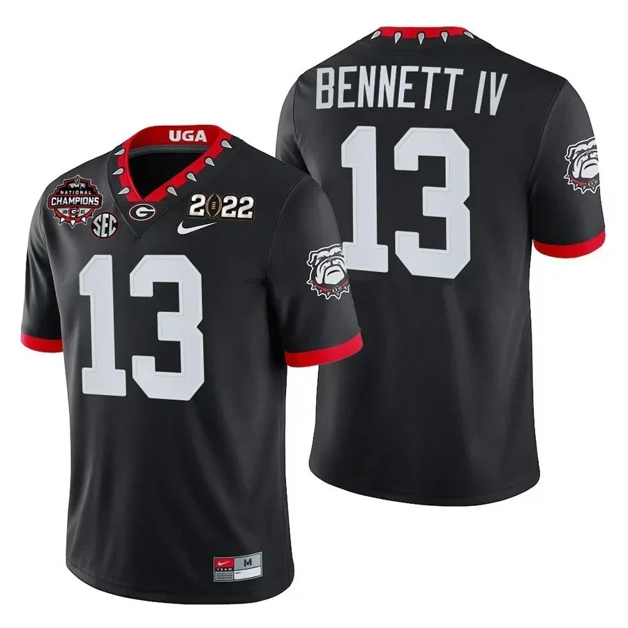 Youth's Georgia Bulldogs CFP National Champions Jersey - All Stitched