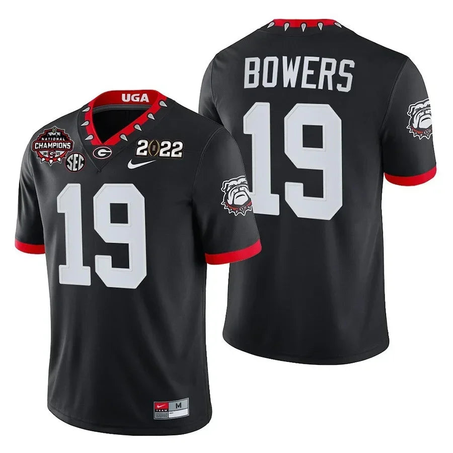 Youth's Georgia Bulldogs CFP National Champions Jersey - All Stitched