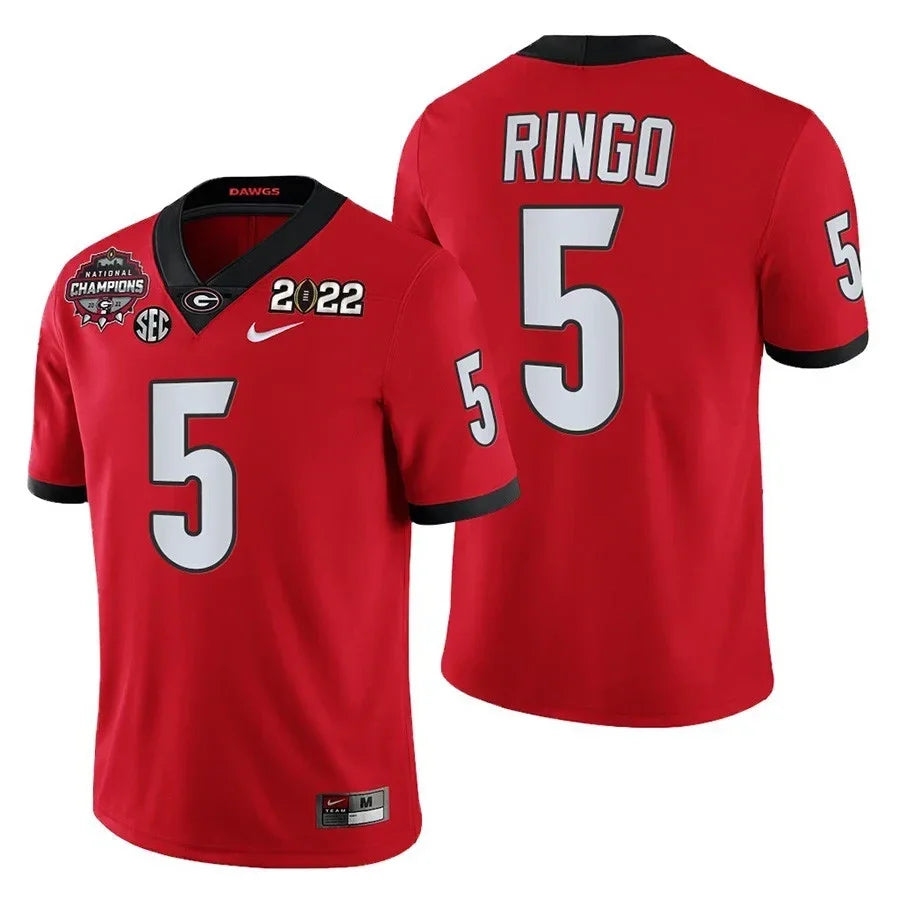 Youth's Georgia Bulldogs CFP National Champions Jersey - All Stitched