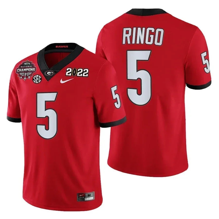 Youth's Georgia Bulldogs CFP National Champions Jersey - All Stitched