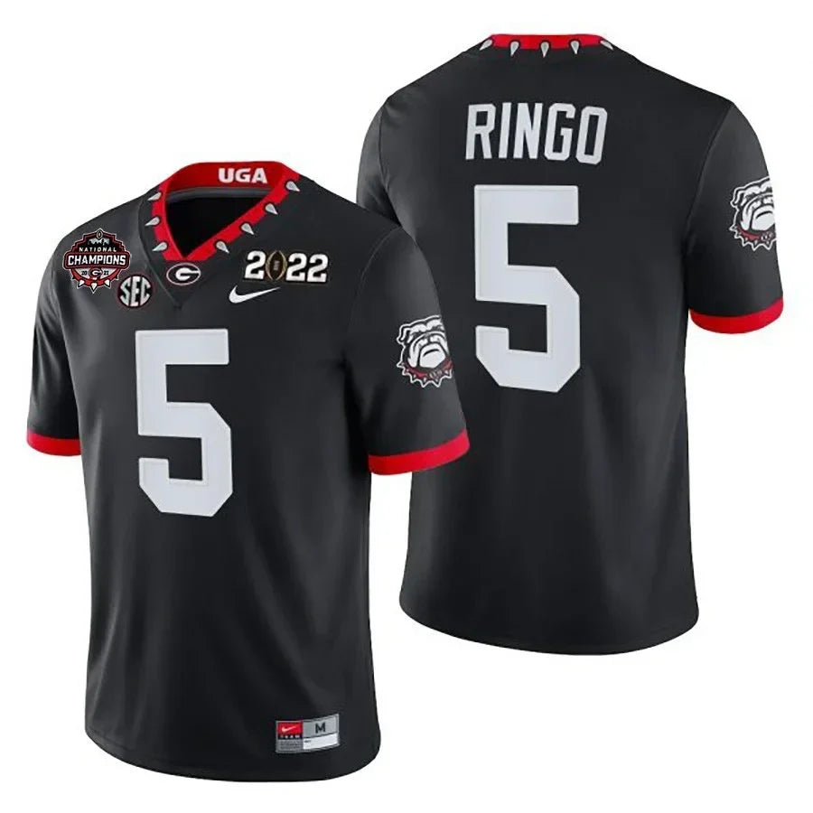 Youth's Georgia Bulldogs CFP National Champions Jersey - All Stitched