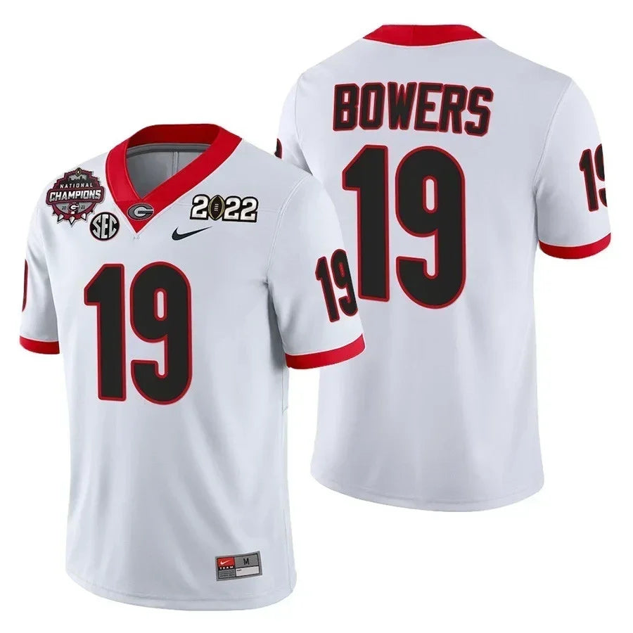 Youth's Georgia Bulldogs CFP National Champions Jersey - All Stitched