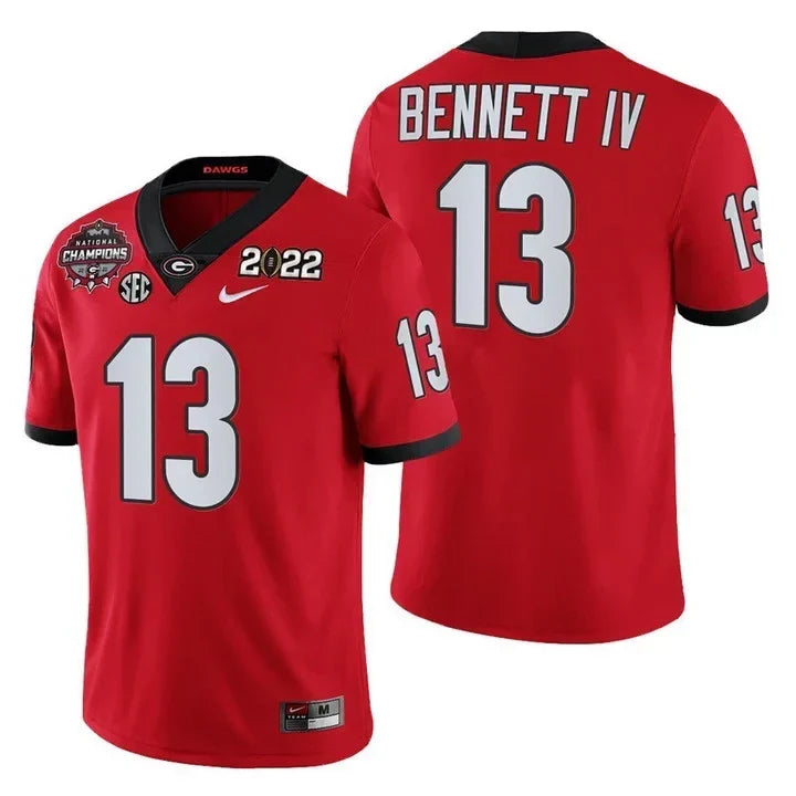 Youth's Georgia Bulldogs CFP National Champions Jersey - All Stitched