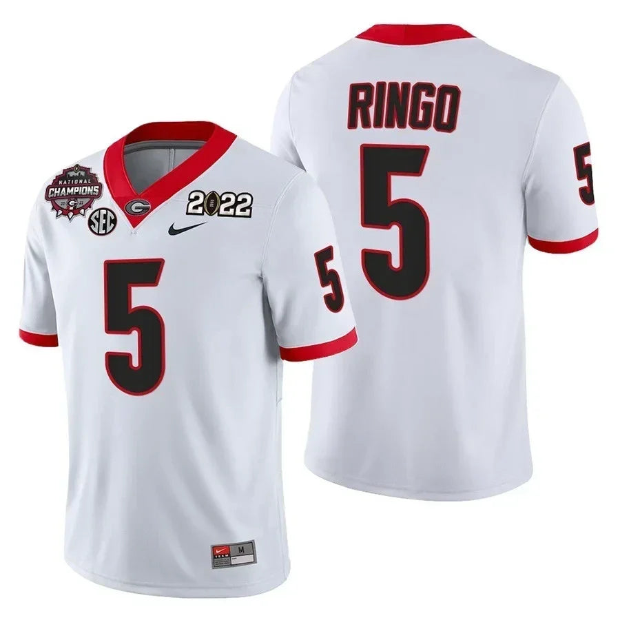 Youth's Georgia Bulldogs CFP National Champions Jersey - All Stitched
