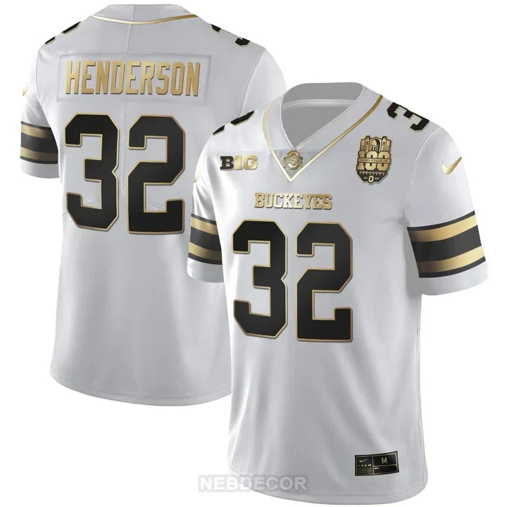 MEN'S OHIO STATE BUCKEYES 100TH YEAR STADIUM ANNIVERSARY LIMITED JERSEY - ALL STITCHED