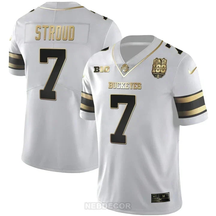 MEN'S OHIO STATE BUCKEYES 100TH YEAR STADIUM ANNIVERSARY LIMITED JERSEY - ALL STITCHED