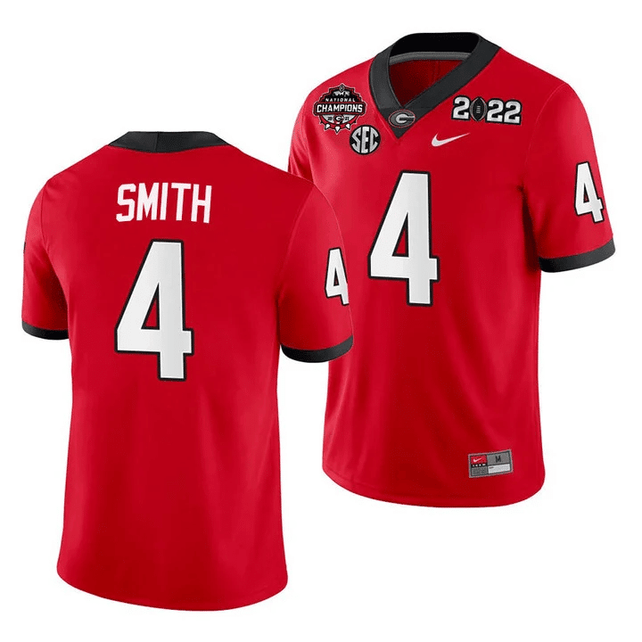 Youth's Georgia Bulldogs CFP National Champions Jersey - All Stitched