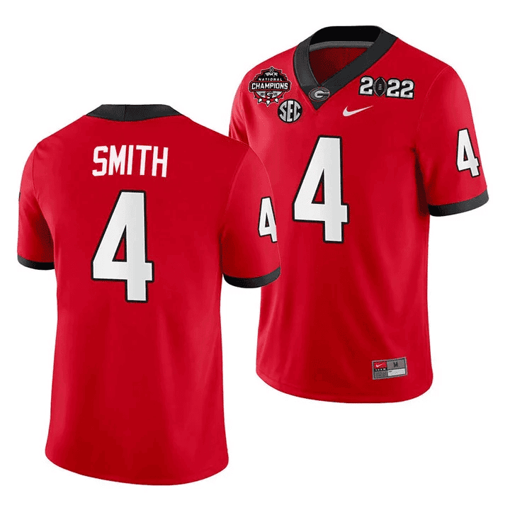 Youth's Georgia Bulldogs CFP National Champions Jersey - All Stitched