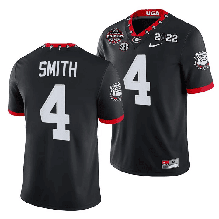Youth's Georgia Bulldogs CFP National Champions Jersey - All Stitched