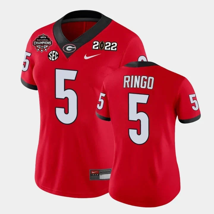 Women's Georgia Bulldogs CFP National Champions Jersey - All Stitched
