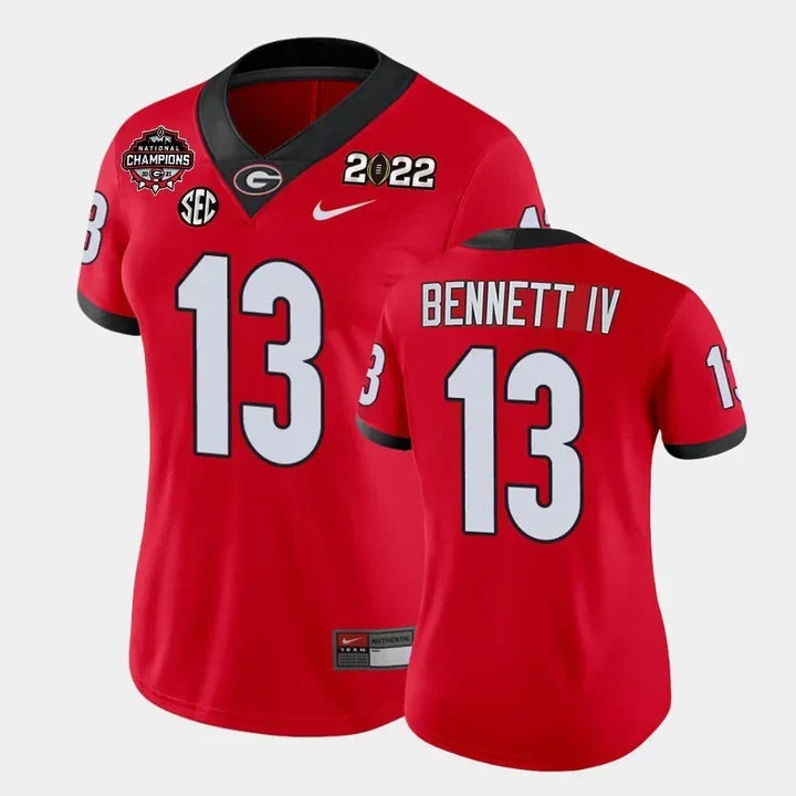 Women's Georgia Bulldogs CFP National Champions Jersey - All Stitched