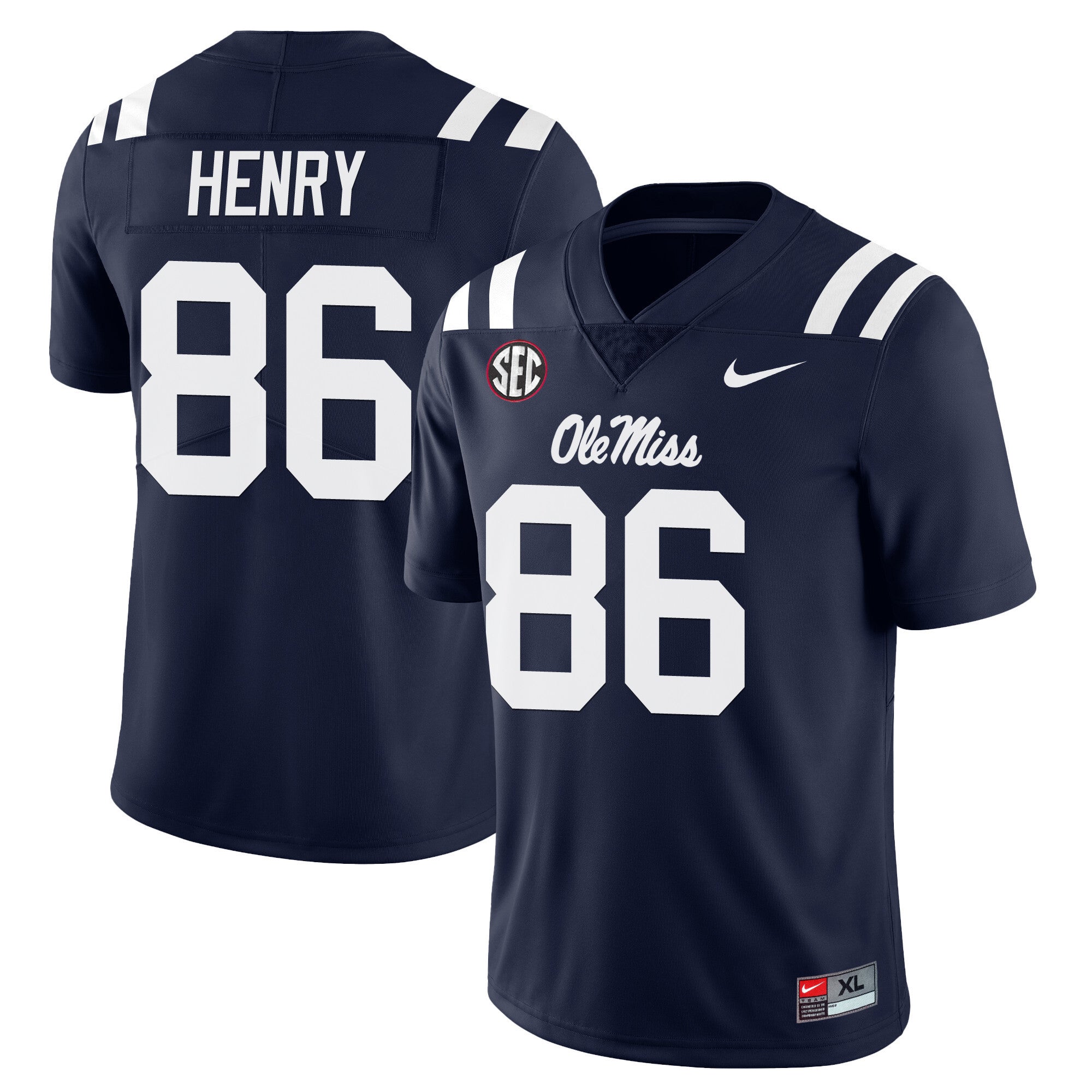 Youth's Ole Miss Rebels Football Players Limited Jersey - All Stitched