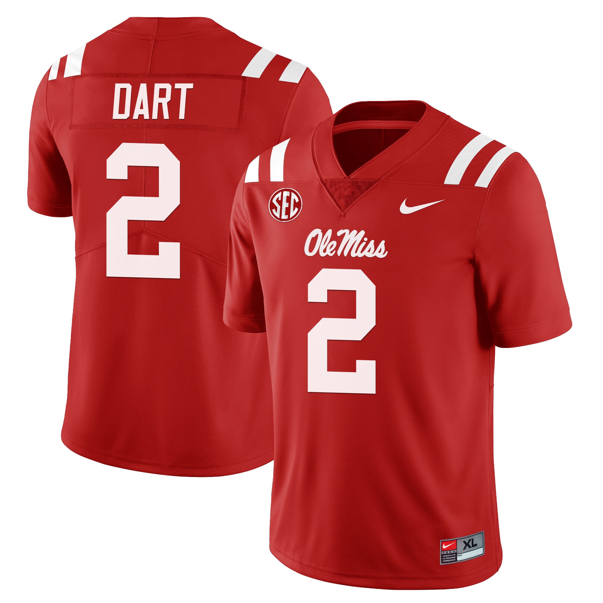 Youth's Ole Miss Rebels Football Players Limited Jersey - All Stitched