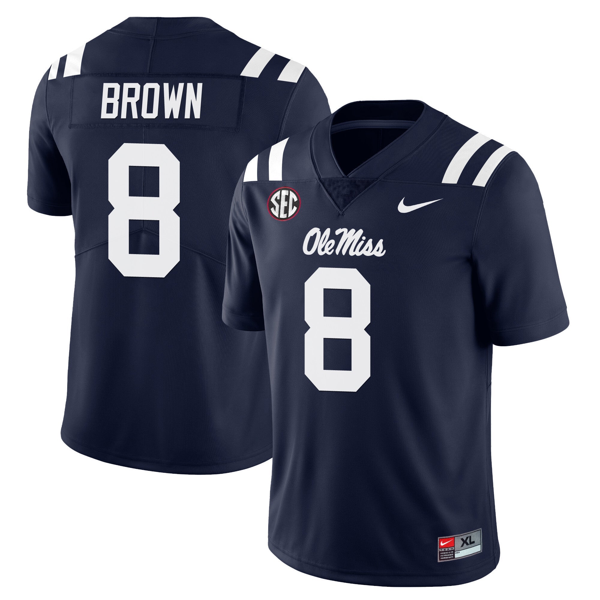 Youth's Ole Miss Rebels Football Players Limited Jersey - All Stitched