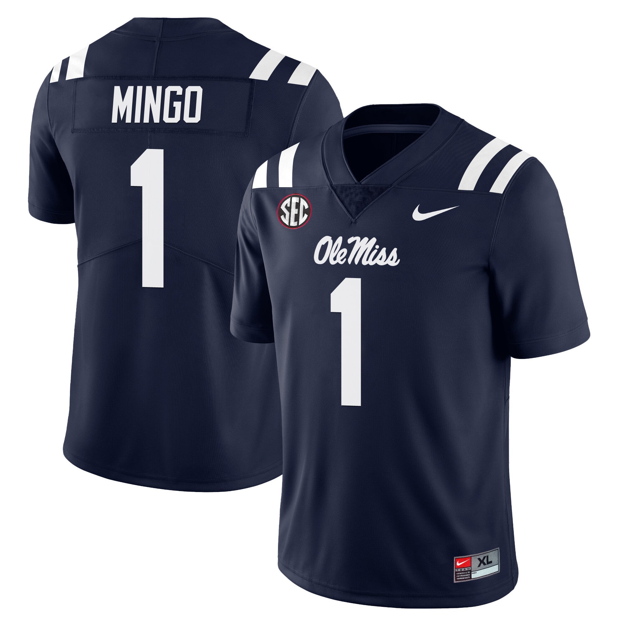 Youth's Ole Miss Rebels Football Players Limited Jersey - All Stitched