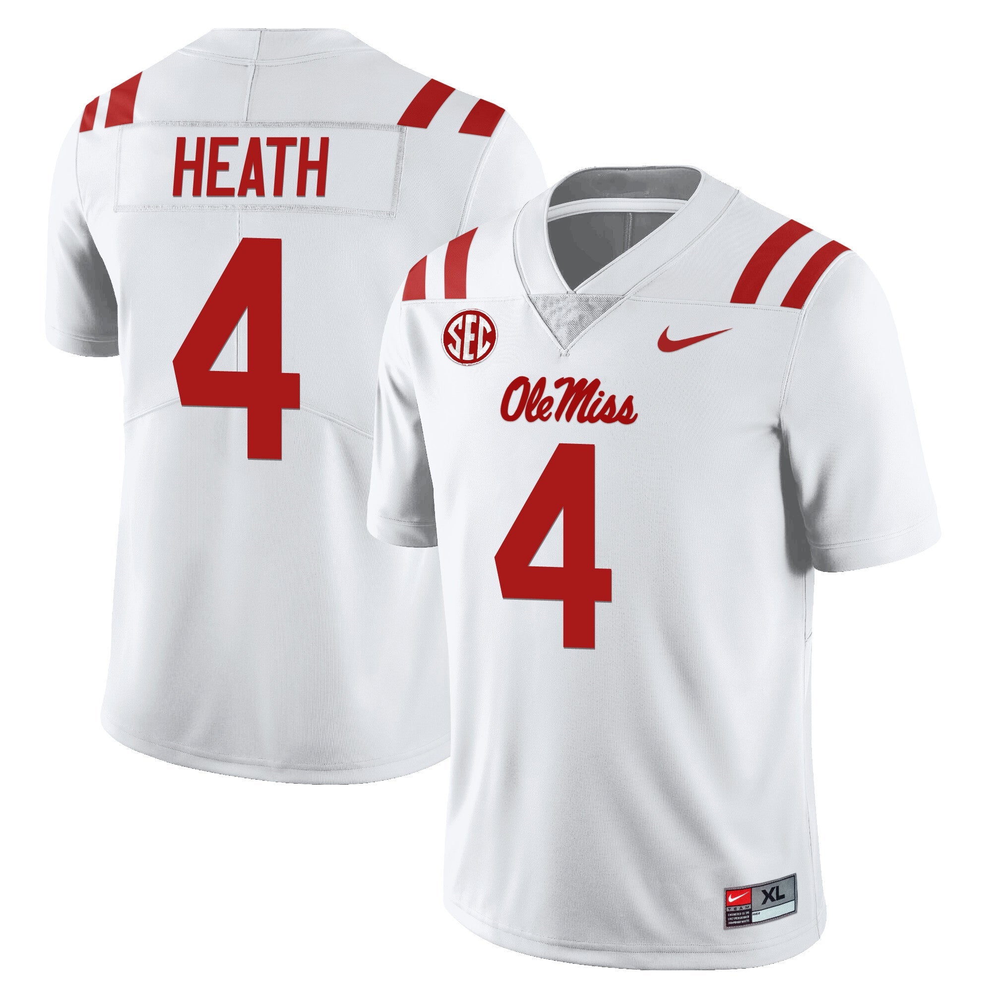 Youth's Ole Miss Rebels Football Players Limited Jersey - All Stitched