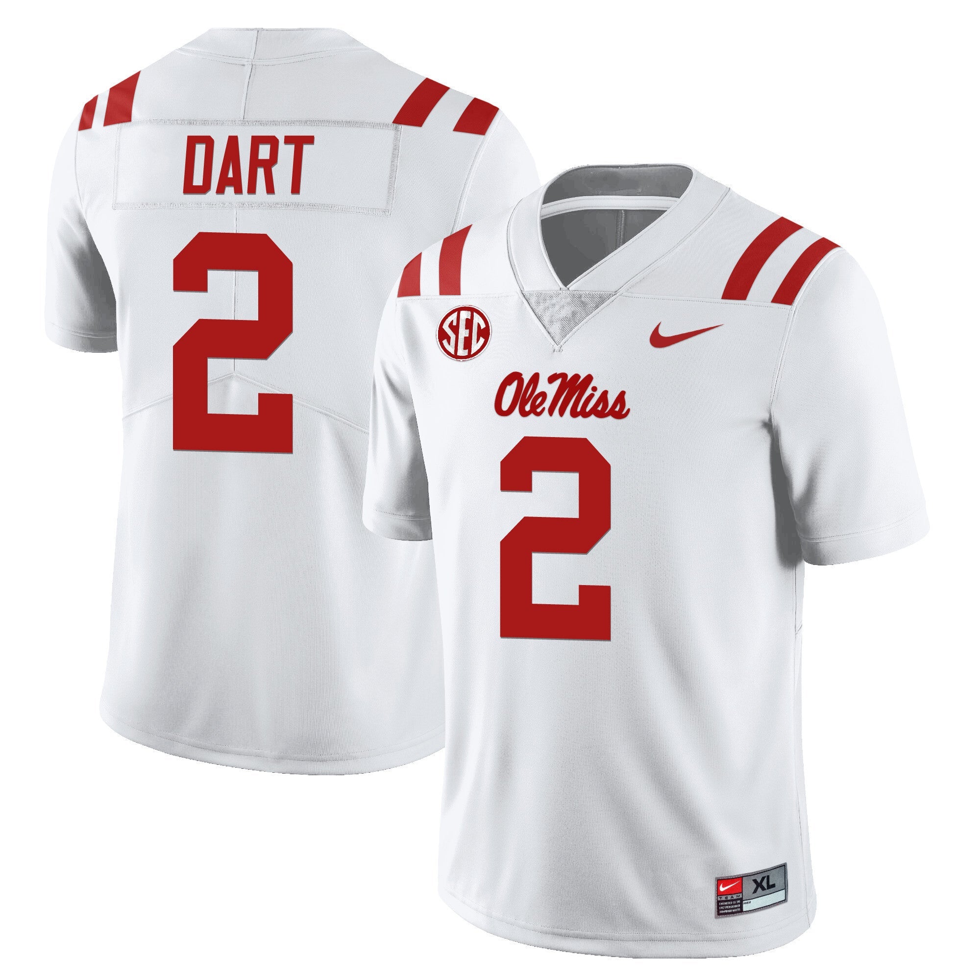 Youth's Ole Miss Rebels Football Players Limited Jersey - All Stitched