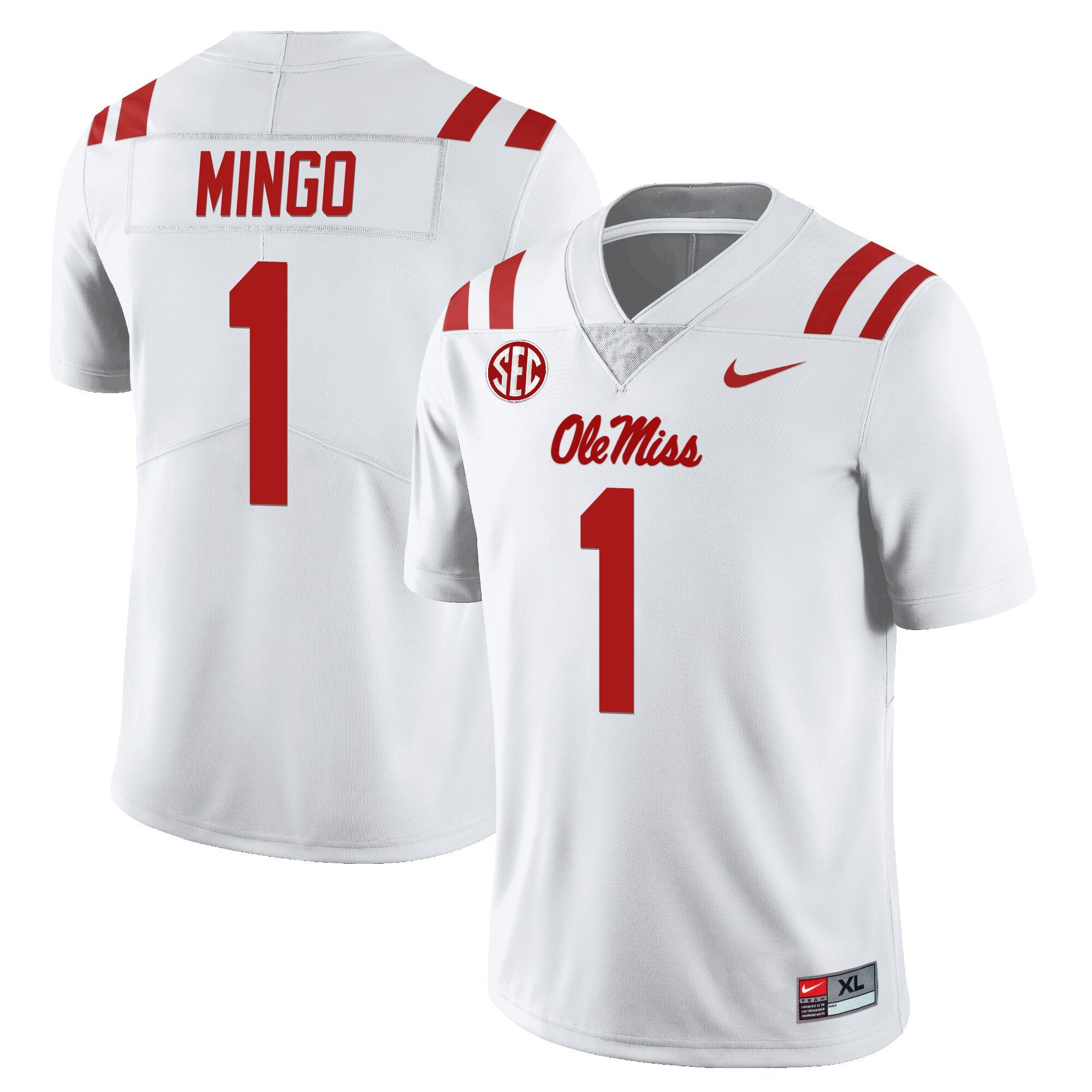 Youth's Ole Miss Rebels Football Players Limited Jersey - All Stitched