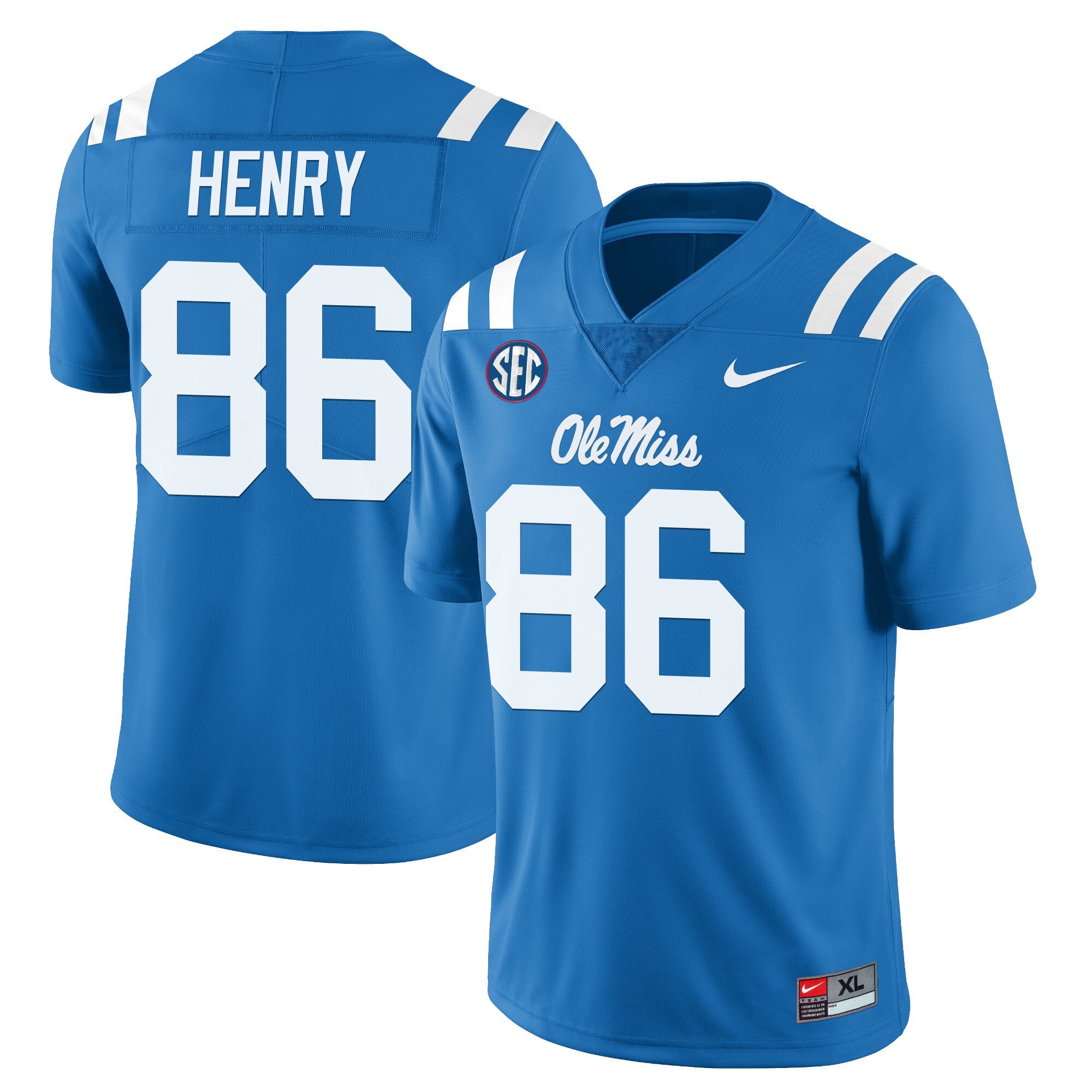 Youth's Ole Miss Rebels Football Players Limited Jersey - All Stitched