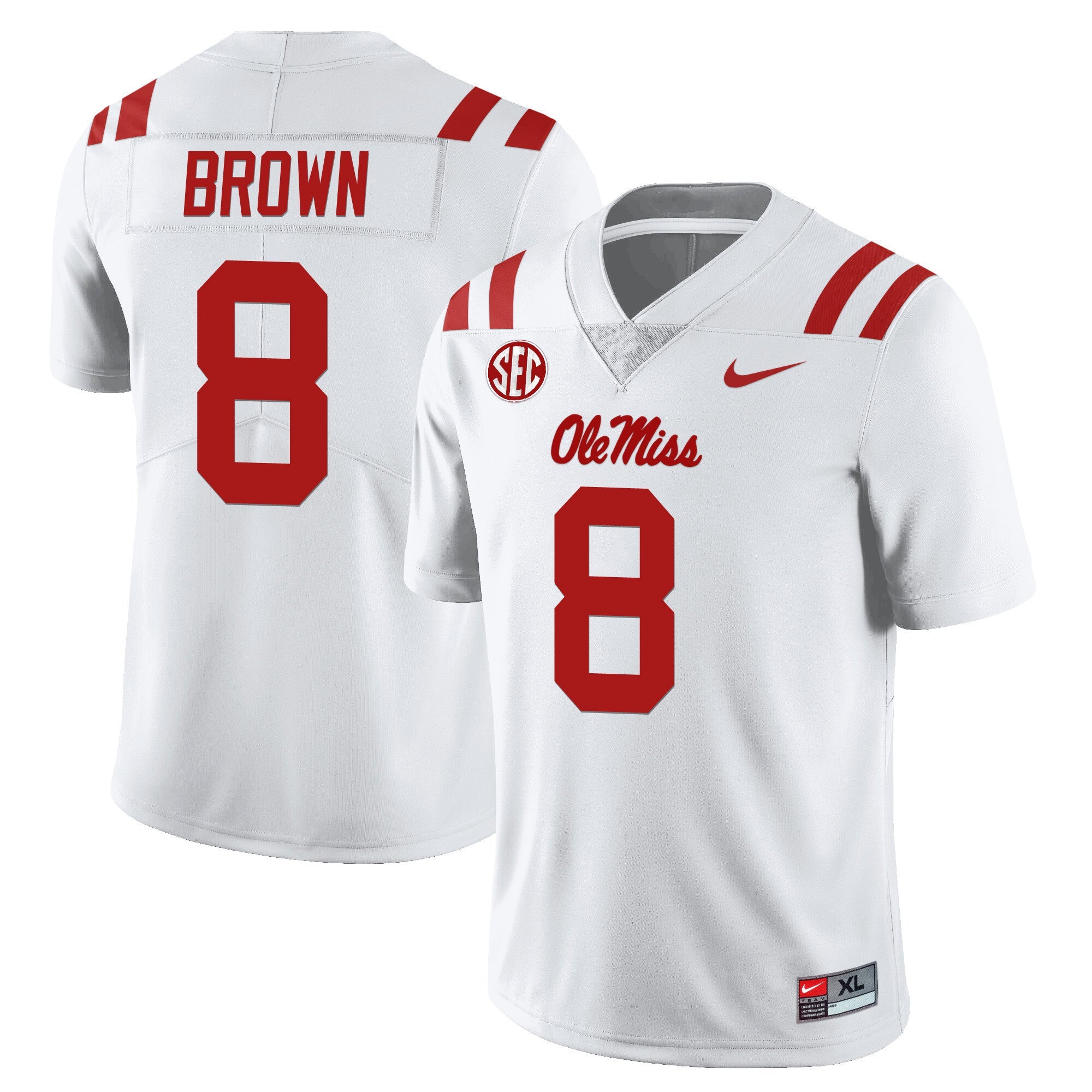 Youth's Ole Miss Rebels Football Players Limited Jersey - All Stitched
