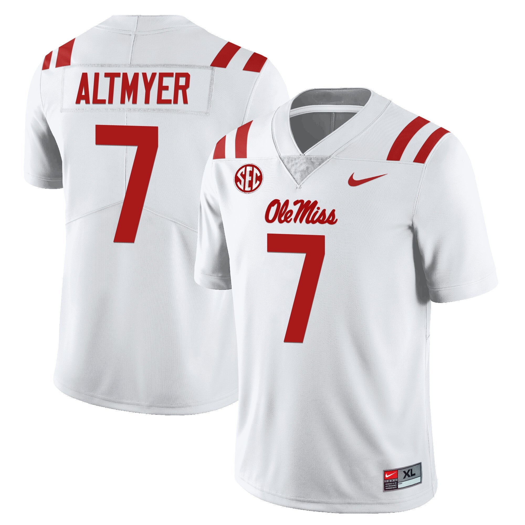 Youth's Ole Miss Rebels Football Players Limited Jersey - All Stitched
