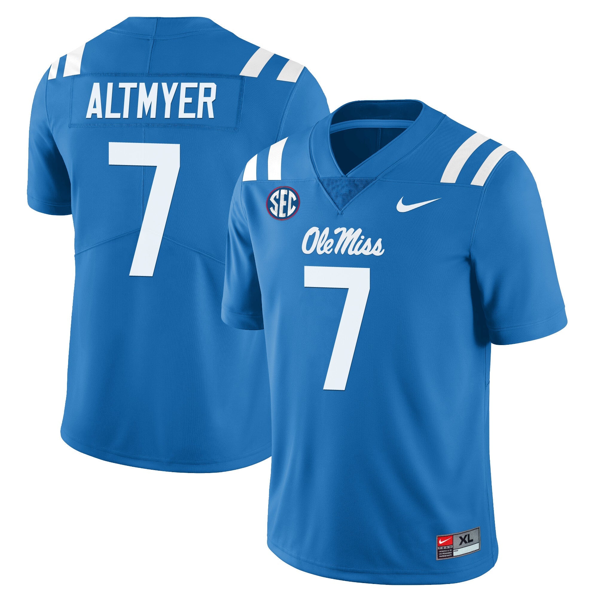 Youth's Ole Miss Rebels Football Players Limited Jersey - All Stitched