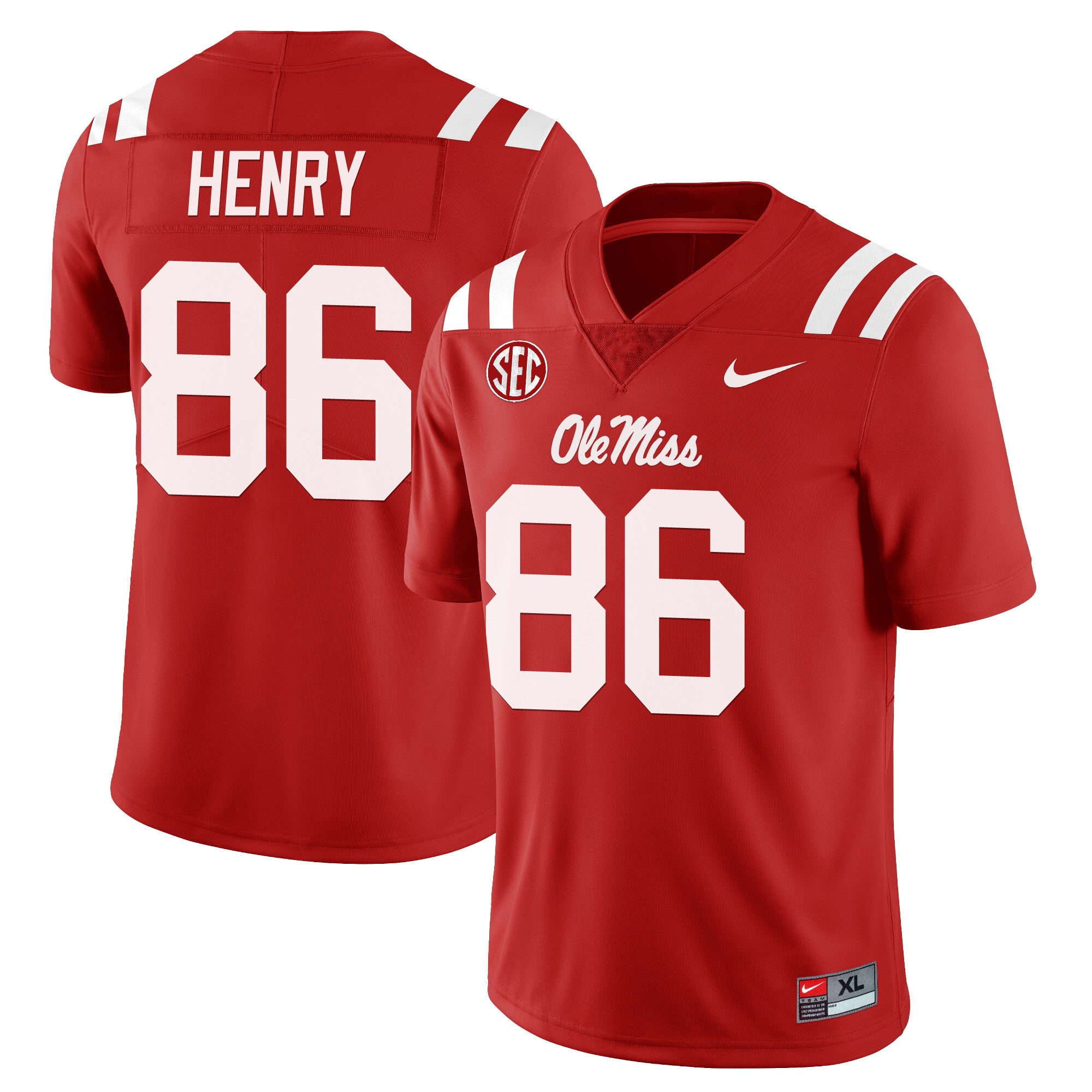 Youth's Ole Miss Rebels Football Players Limited Jersey - All Stitched