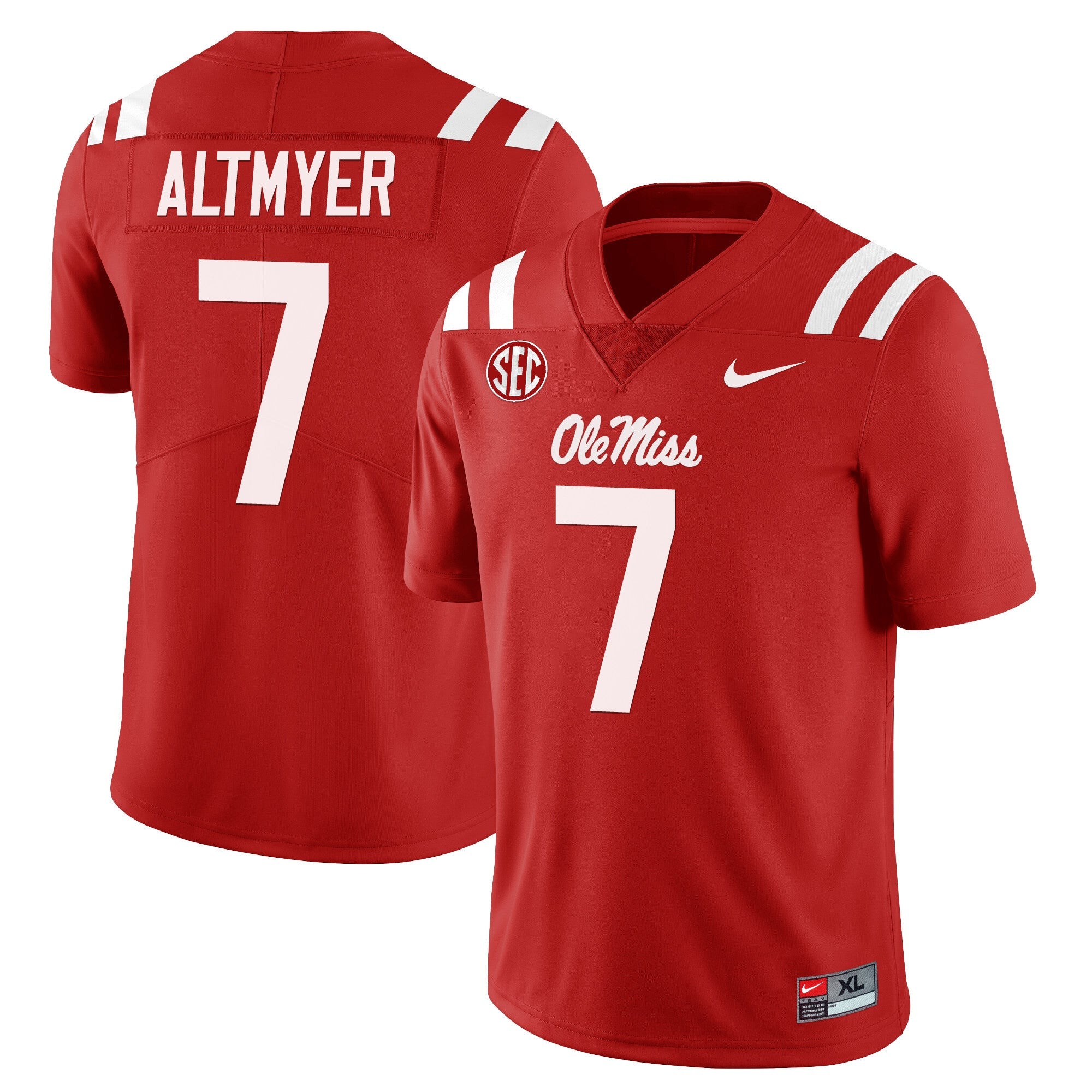 Youth's Ole Miss Rebels Football Players Limited Jersey - All Stitched