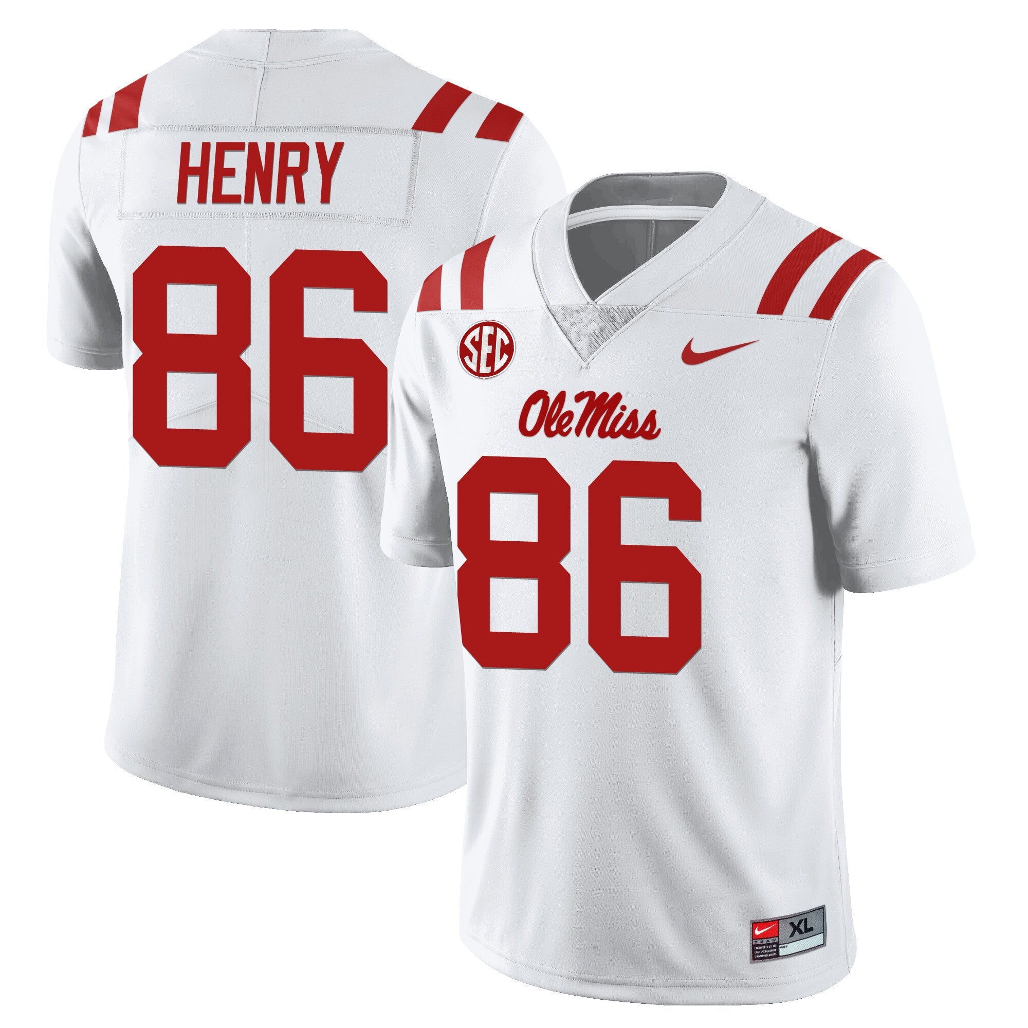 Youth's Ole Miss Rebels Football Players Limited Jersey - All Stitched