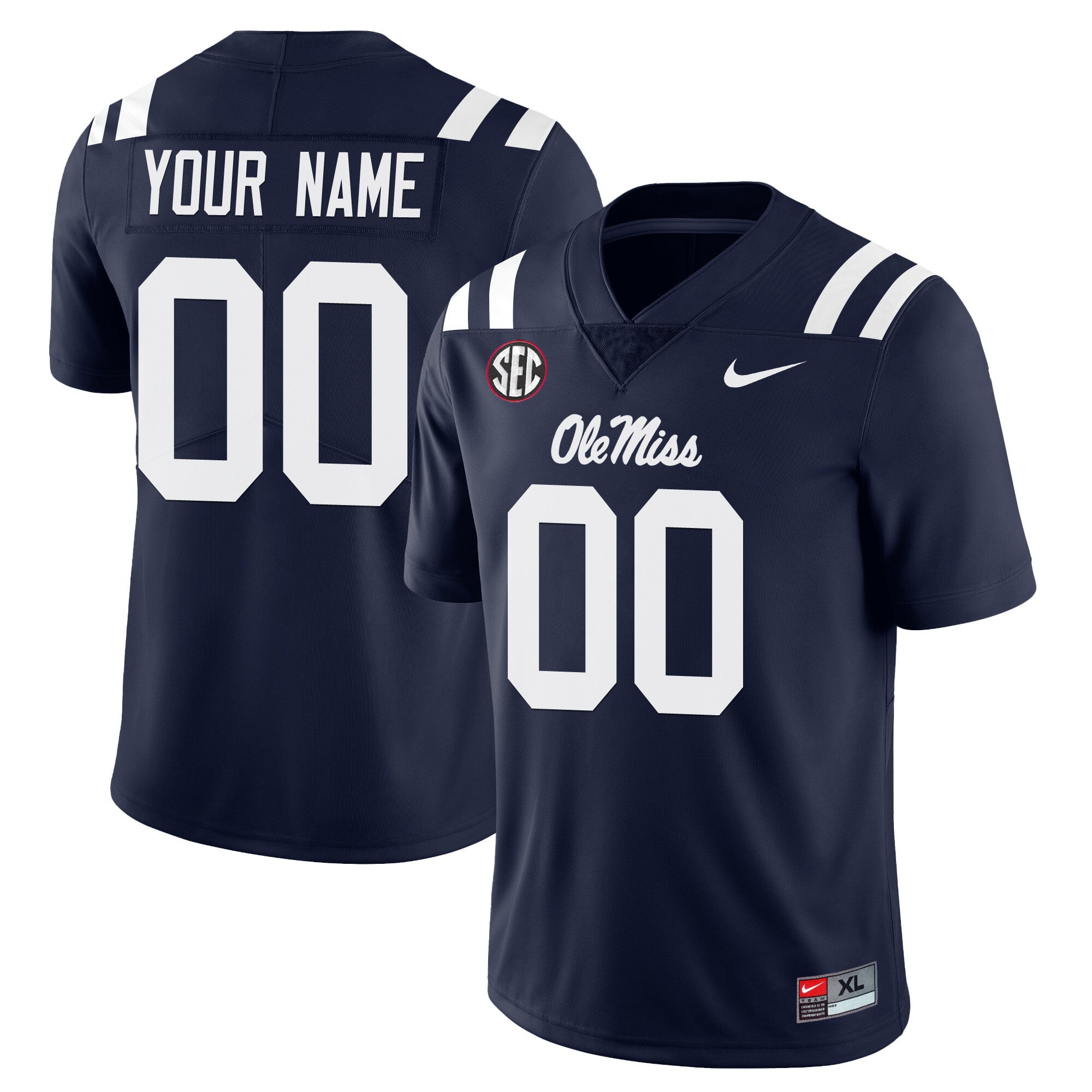 Ole Miss Rebels Football Players Limited Custom Jersey - All Stitched