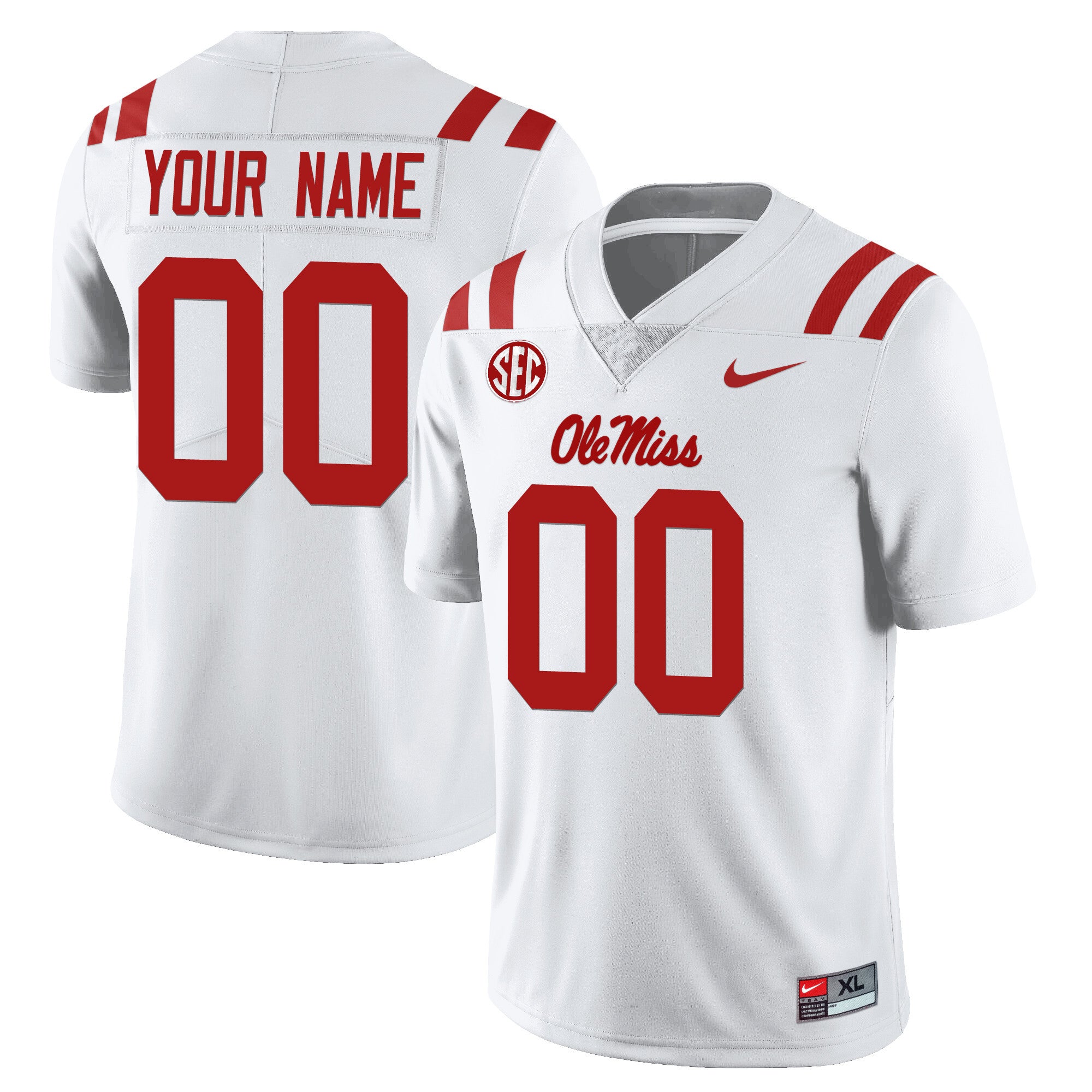 Ole Miss Rebels Football Players Limited Custom Jersey - All Stitched