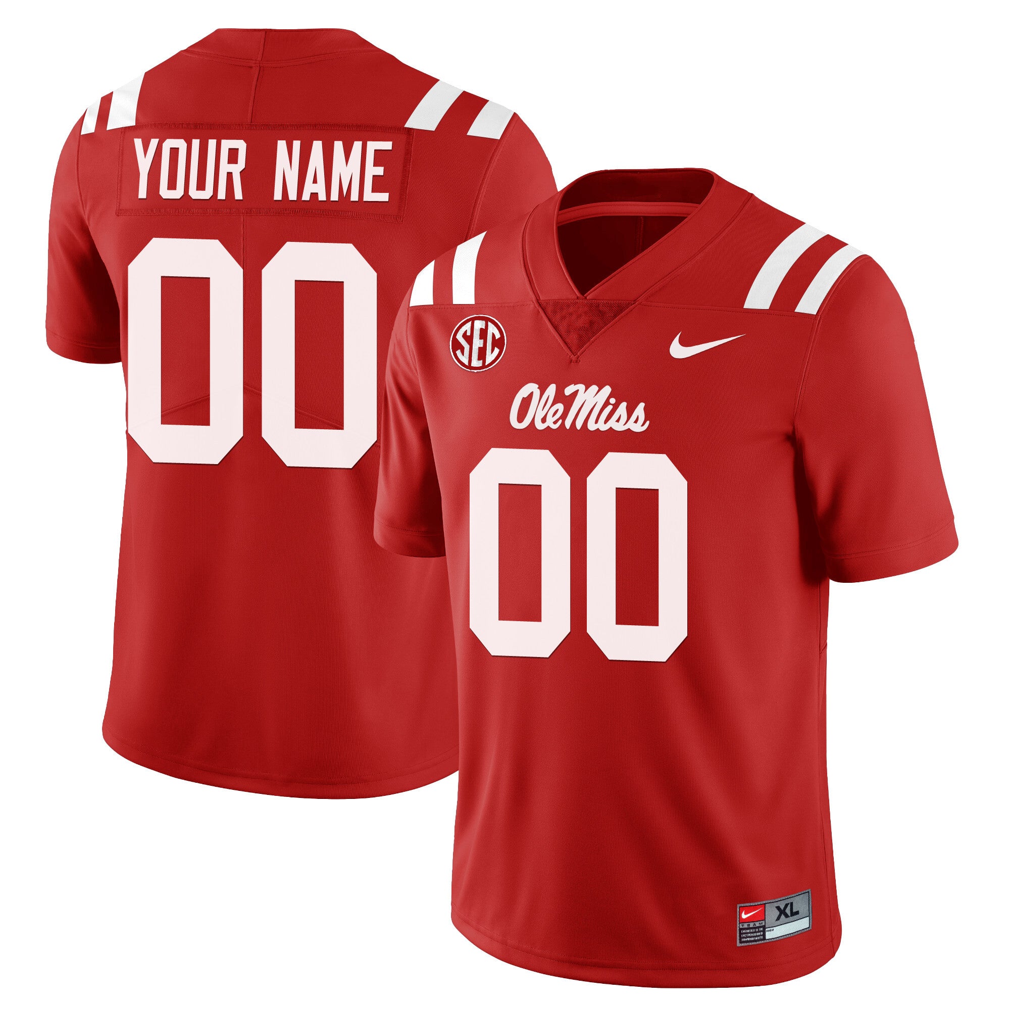Ole Miss Rebels Football Players Limited Custom Jersey - All Stitched