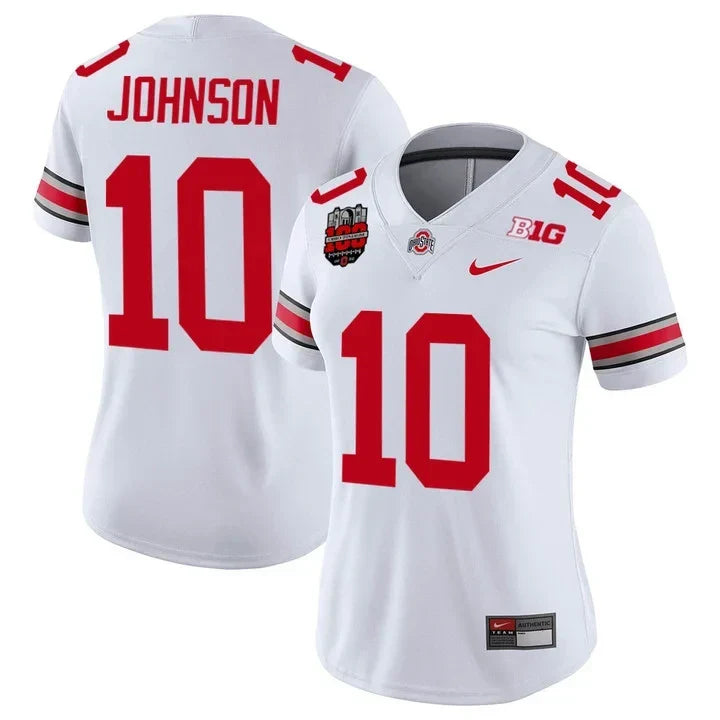 Women's Ohio State Buckeyes Players Jersey - 100th Anniversary Patch