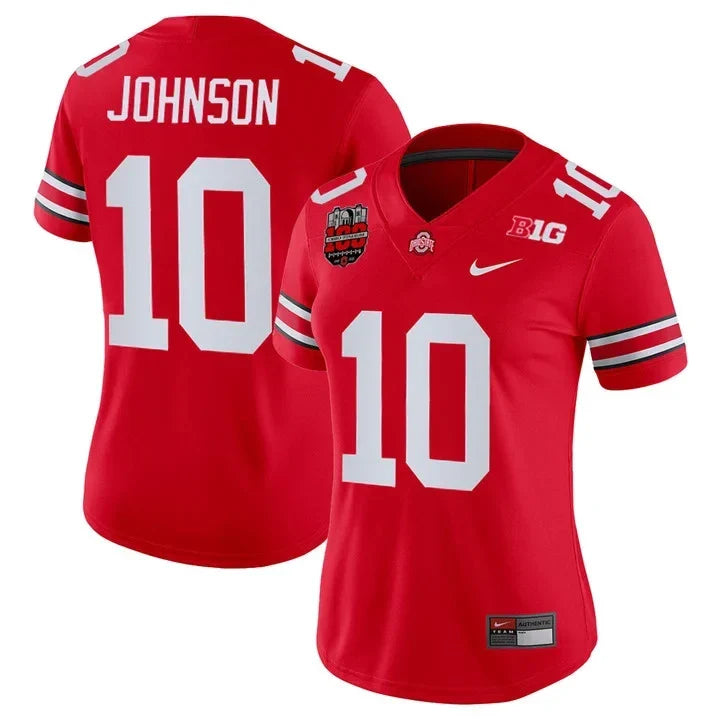 Women's Ohio State Buckeyes Players Jersey - 100th Anniversary Patch