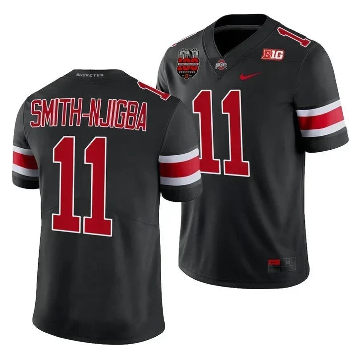 Men's Ohio State Buckeyes Jersey All Stiched - Ohio Stadium?s 100th Anniversary Logo Patch