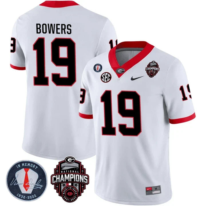 Men's Georgia Bulldogs Limited Jersey - Back To Back National Champions