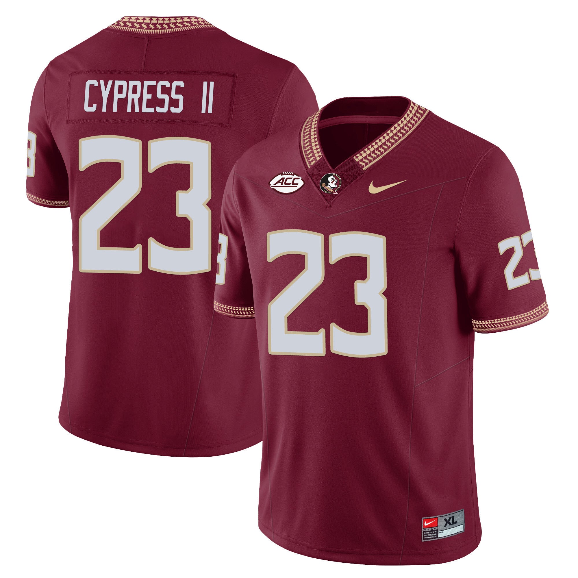 Men’s Florida State Seminoles Football Vapor Jersey – All Stitched