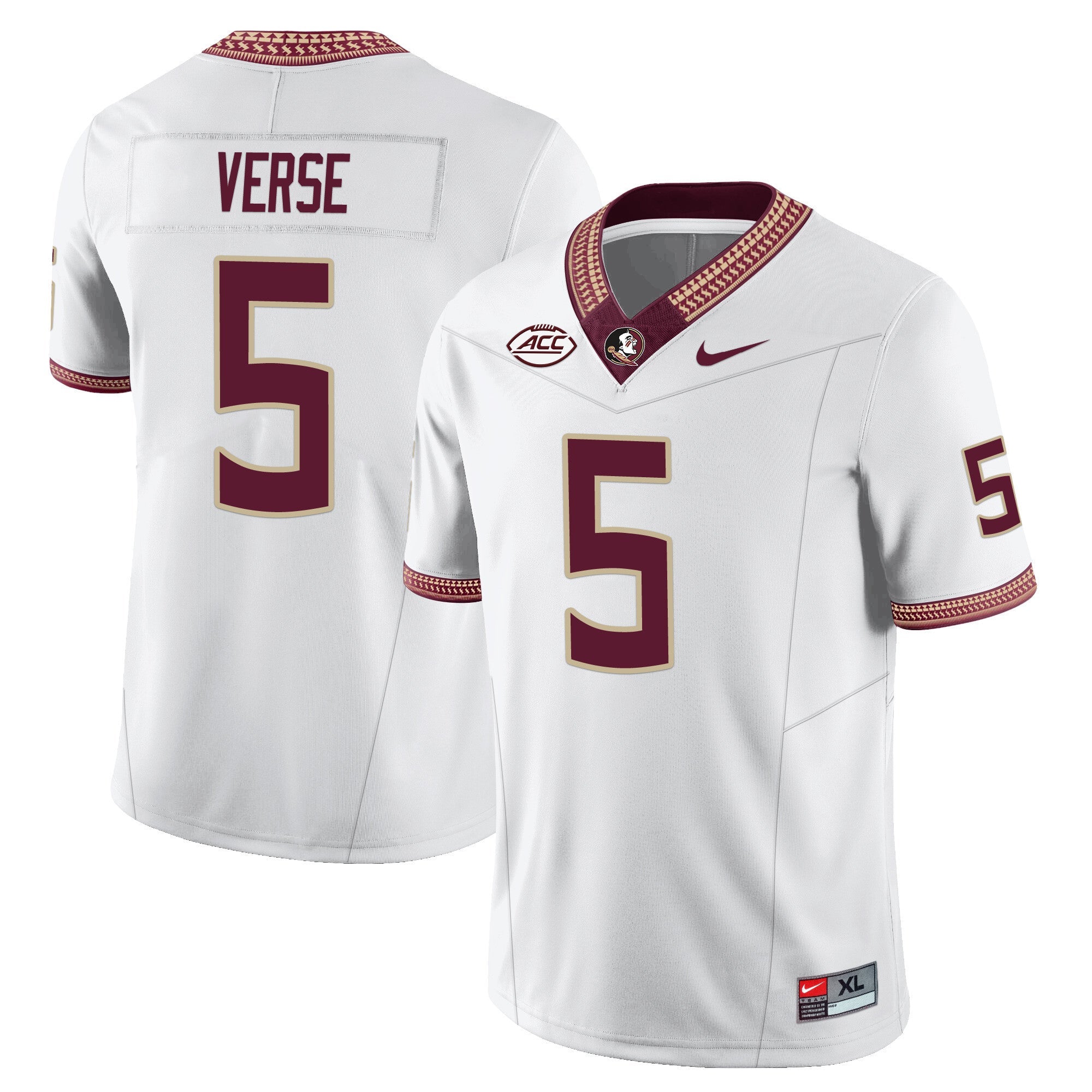 Men’s Florida State Seminoles Football Vapor Jersey – All Stitched