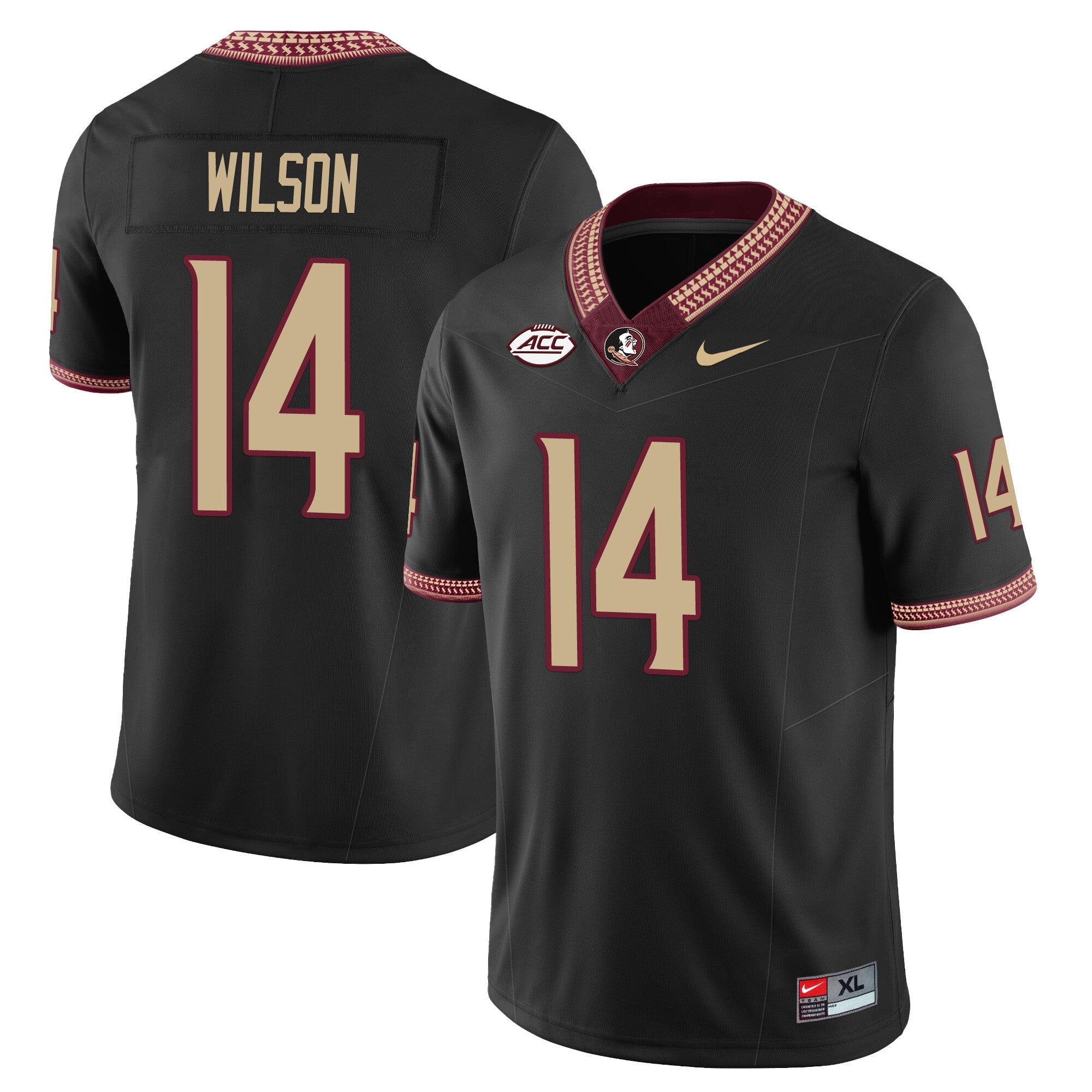 Men’s Florida State Seminoles Football Vapor Jersey – All Stitched