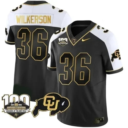 Men?s Colorado Buffaloes Vapor Stitched Jersey ? 100th Seasons At Folsom Field