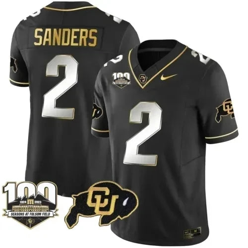 Men?s Colorado Buffaloes Vapor Stitched Jersey ? 100th Seasons At Folsom Field